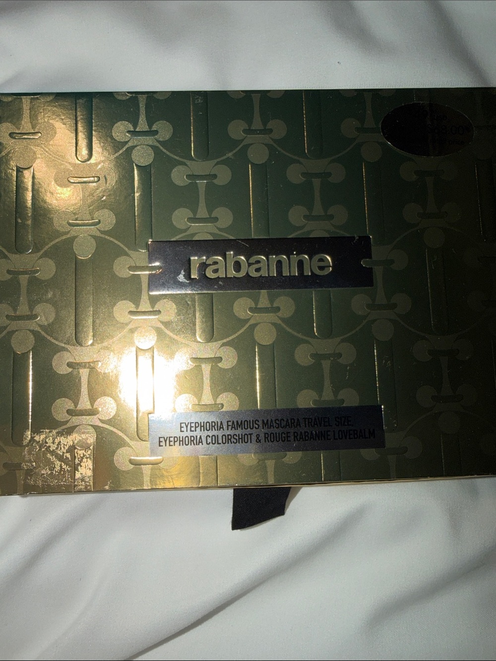 BNIB Rabanne Eyephoria Golden Hour Beauty Trio Makeup Gift Set